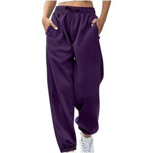 Womens Sweatpants 2024 High Waisted Baggy Sweatpants Joggers Sport Active